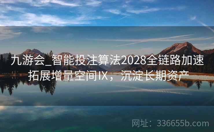 九游会_智能投注算法2028全链路加速 拓展增量空间Ⅸ，沉淀长期资产